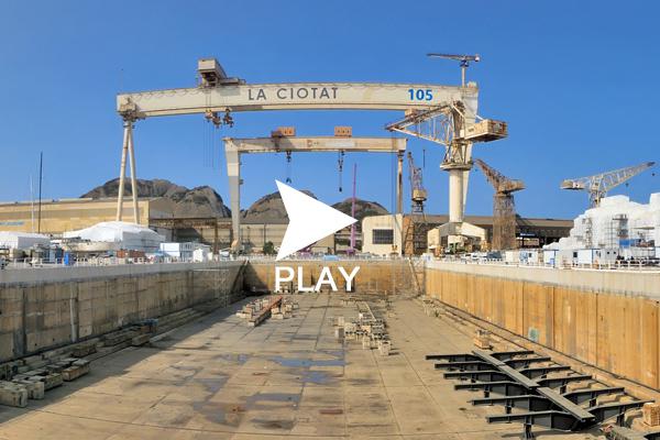 Chantier naval de La Ciotat: visite virtuelle